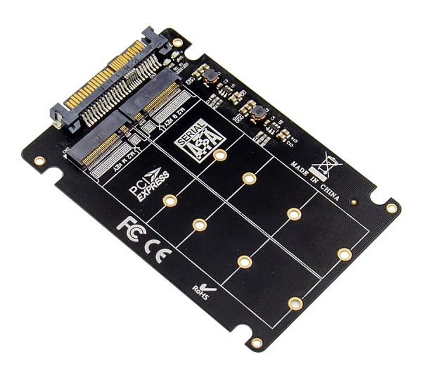 POWERTECH κάρτα επέκτασης U.2 SAS 2.5 σε M.2 B & M NGFF/NVME ST526 ST526