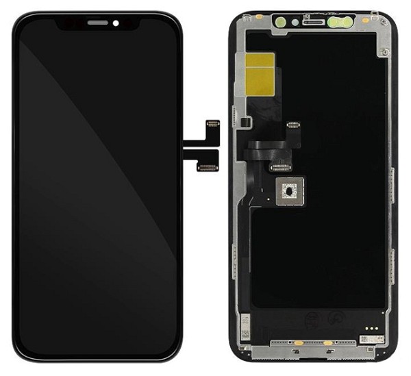 TW INCELL LCD για iPhone 11 Pro, camera-sensor ring, earmesh, μαύρη ILCD-021