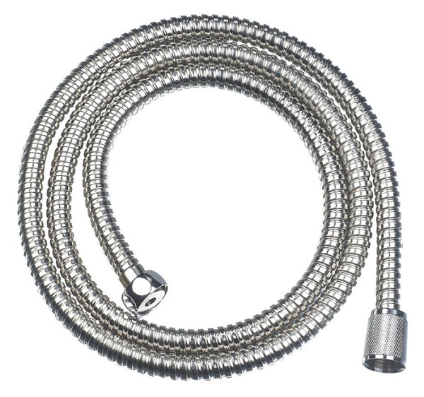 BRUNO σπιράλ ντους P2565-SPIRAL, ανοξείδωτο ατσάλι, 1.5m, ασημί P2565-SPIRAL