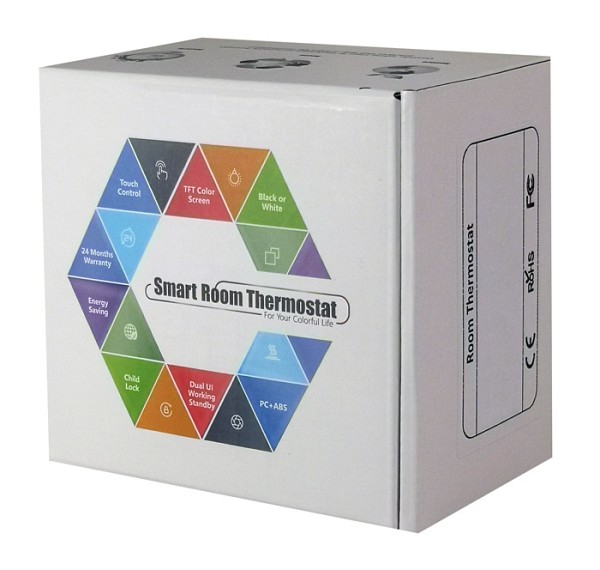Smart θερμοστάτης χώρου BHT-15GBLW, πετρελαίου, WiFi, λευκός BHT-15GBLW