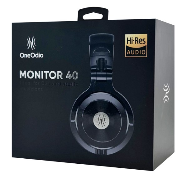 ONEODIO headset Monitor 40, 6.35mm & 3.5mm σύνδεση, Hi-Res, 50mm, μαύρο OA-MONITOR40