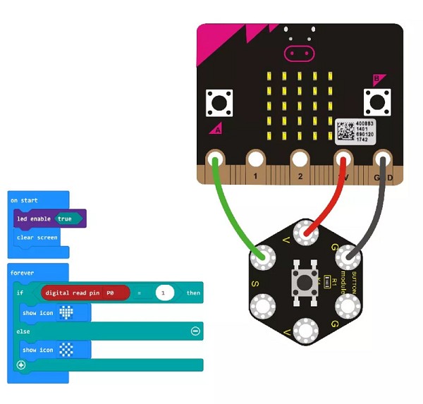 KEYESTUDIO button module KS0419 για Micro:bit KS0419