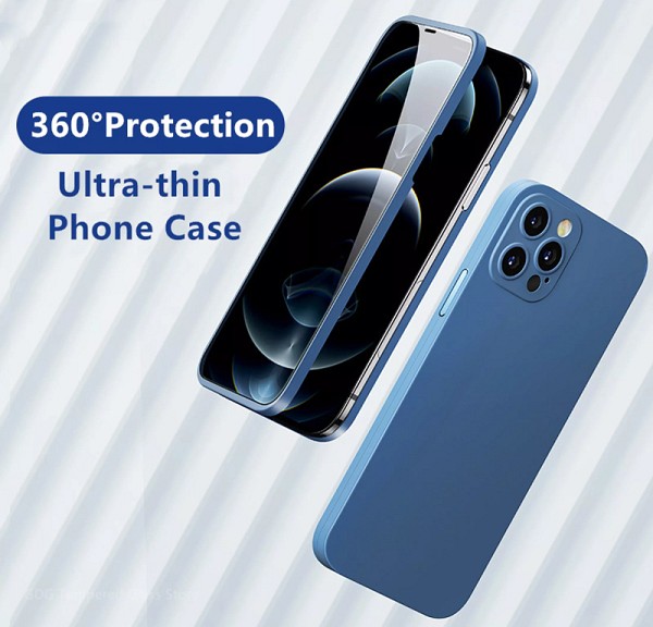 POWERTECH θήκη & tempered glass 2.5D TGC-0003, iPhone 12 Pro Max, μαύρη TGB-0003