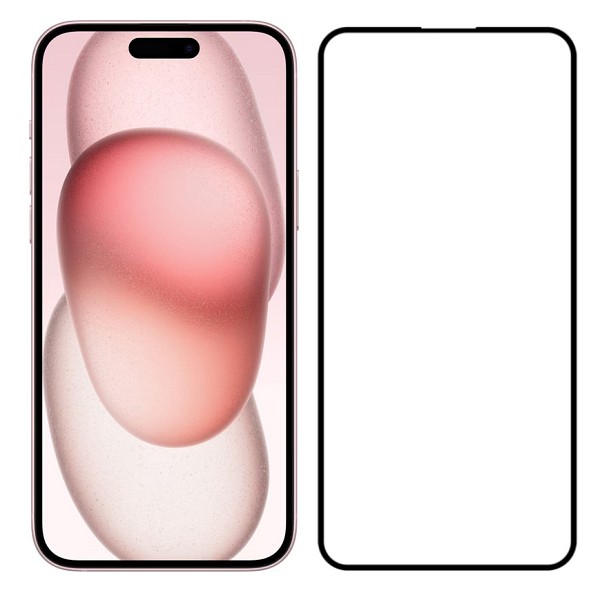 POWERTECH tempered glass 5D TGC-0657 για iPhone 15, full glue TGC-0657