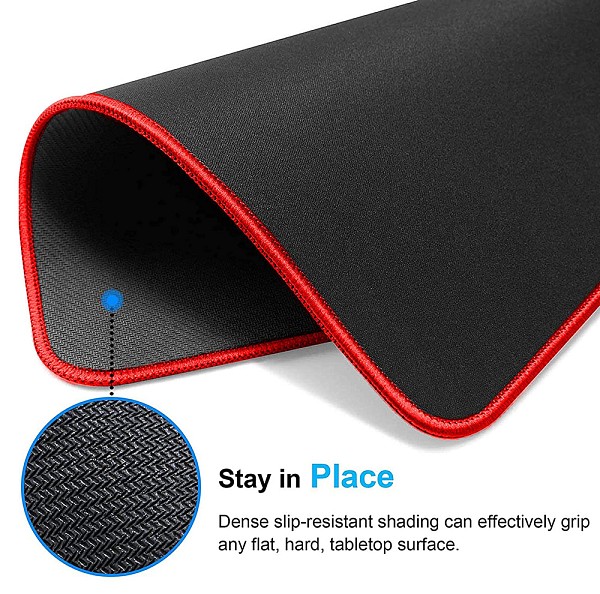 POWERTECH gaming mouse pad PT-1282, 30x25cm, μαύρο PT-1282