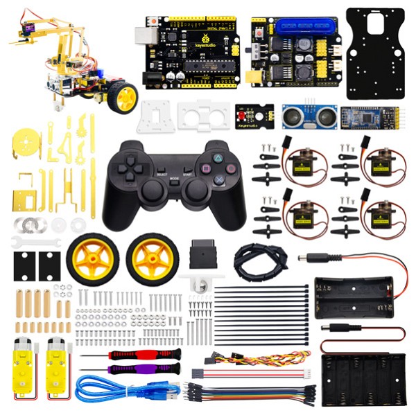 KEYESTUDIO 4DOF mechanical robot arm car kit KS0520, για Arduino KS0520