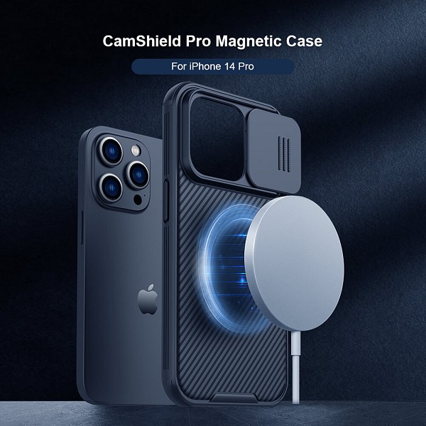 NILLKIN θήκη CamShield Pro Magnetic για iPhone 14 Pro, μαύρη 6902048248434