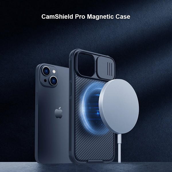 NILLKIN θήκη CamShield Pro Magnetic για iPhone 14 Plus, μαύρη 6902048248458