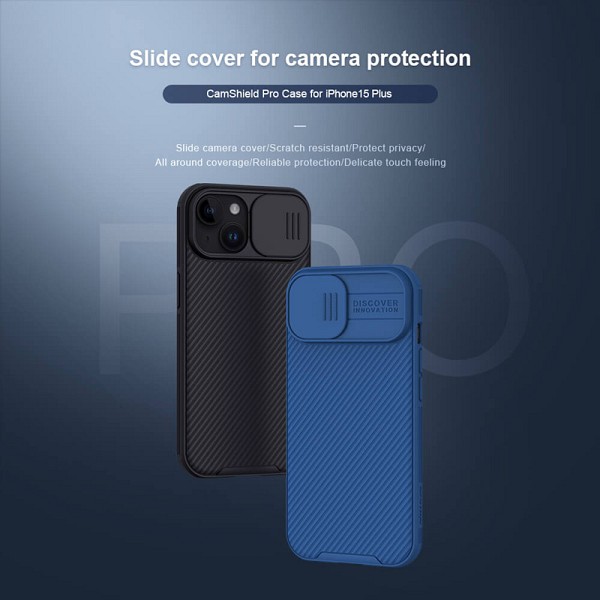 NILLKIN θήκη CamShield Pro για iPhone 15 Plus, πράσινη 6902048266124