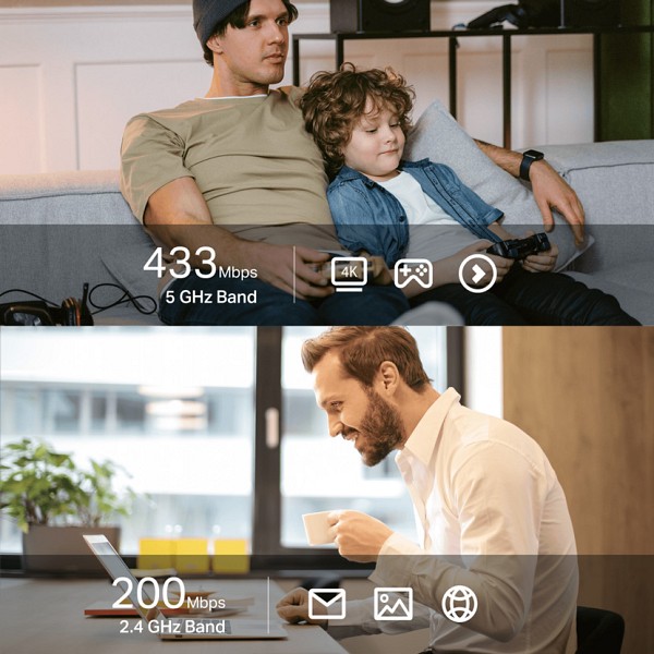 TP-LINK Nano Wi-Fi Bluetooth 4.2 USB Adapter Archer T2UB Nano, Ver. 1.0 ARCHER-T2UBNANO