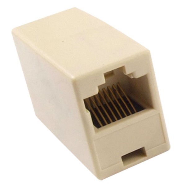 POWERTECH RJ45 εξάρτημα UTP μούφα CAB-N040, θηλυκό/θηλυκό, 8p8c, λευκό CAB-N040