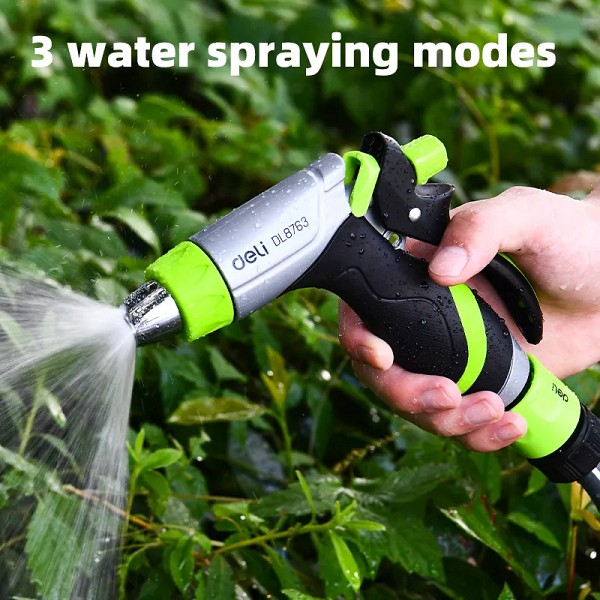 DELI πιστόλι νερού DL8763 με 3 λειτουργίες ψεκασμού, 3/4 DL8763