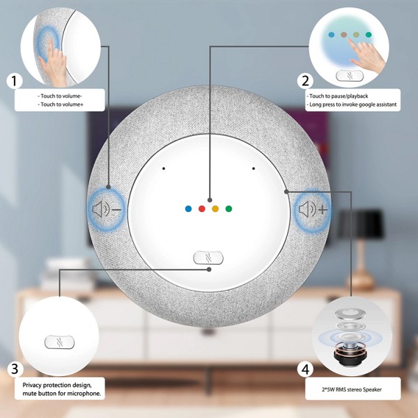 MECOOL TV Box & smart ηχείο KA1 με αποκωδικοποιητή, 4K, Android 11 MCL-KA1