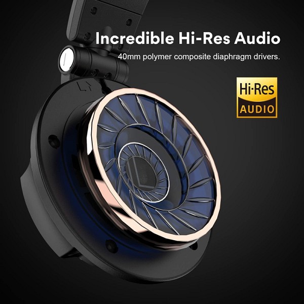 ONEODIO headset Monitor 80, 6.35mm & 3.5mm σύνδεση, Hi-Res, 40mm, μαύρο OA-MONITOR80