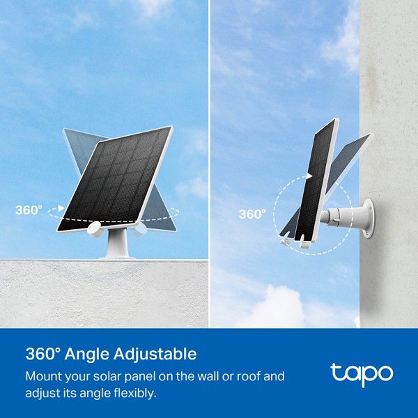 TP-LINK ηλιακό πάνελ Tapo A200 για κάμερες με μπαταρία, 4.5W, Ver 1.0 TAPO-A200