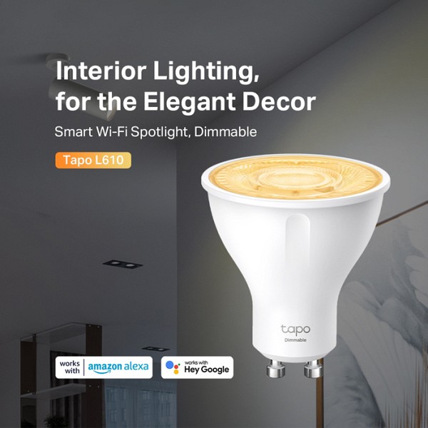 TP-LINK LED smart λάμπα spot Tapo L610, WiFi, 2.9W, 2700K, GU10, Ver 1.0 TAPO-L610