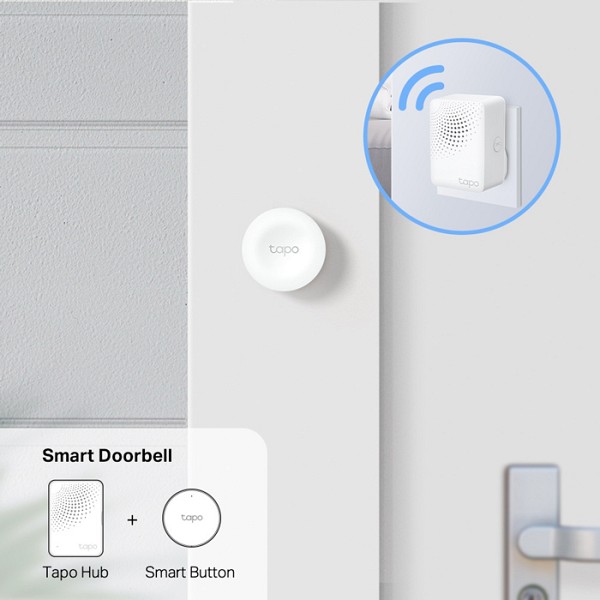 TP-LINK smart διακόπτης Tapo S200B, με μπαταρία, 868MHz, Ver 1.0 TAPO-S200B