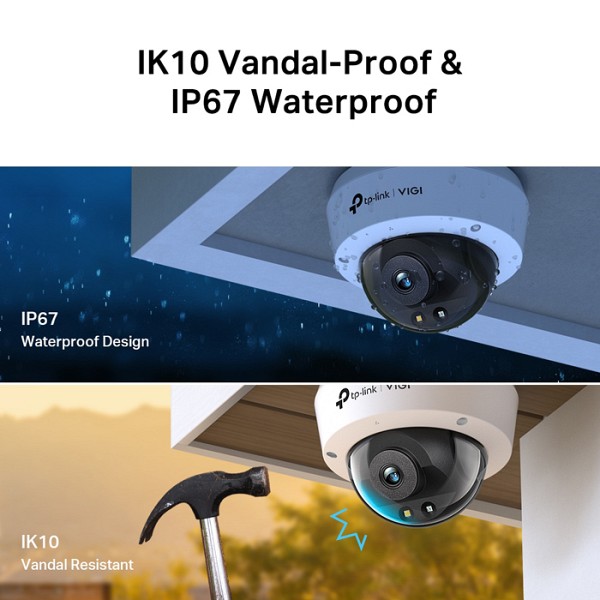 TP-LINK IP κάμερα VIGI C230, 2.8mm, 3MP, PoE, IP67/IK10, Ver. 1.0 VIGI-C230-28MM