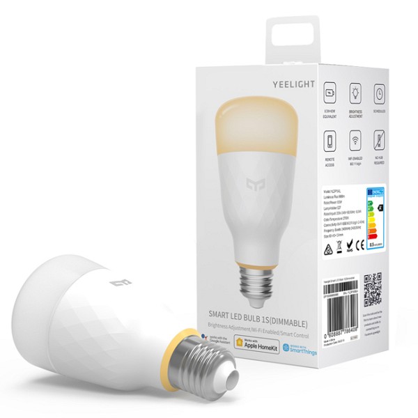 YEELIGHT Smart λάμπα LED YLDP15YL, Wi-Fi, 8.5W, E27, 800lm, 2700K YLDP15YL