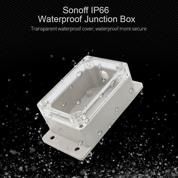 SONOFF Αδιάβροχη θήκη IP66 με σύνδεσμο, για διακόπτη SONOFF SNF-CASE