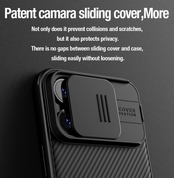 NILLKIN θήκη CamShield Pro Magnetic για iPhone 15 Pro, μαύρη 6902048266704