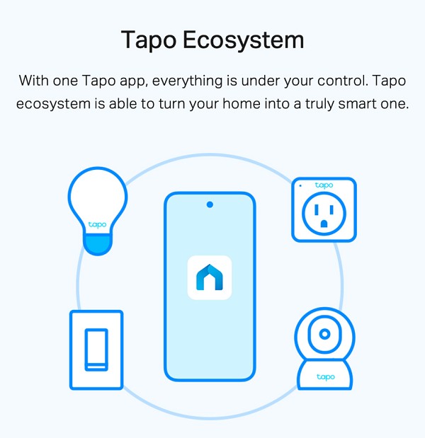 TP-LINK Smart λάμπα LED TAPO-L510E, WiFi, 8.7W, 806lm, E27, Ver. 1.0 TAPO-L510E