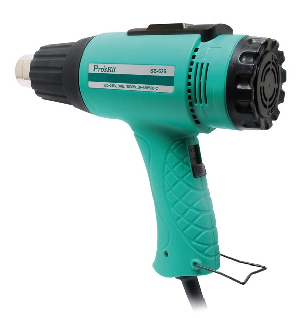 PROSKIT πιστόλι θερμού αέρα SS-626B με οθόνη, 1800W, 50~600 °C SS-626B