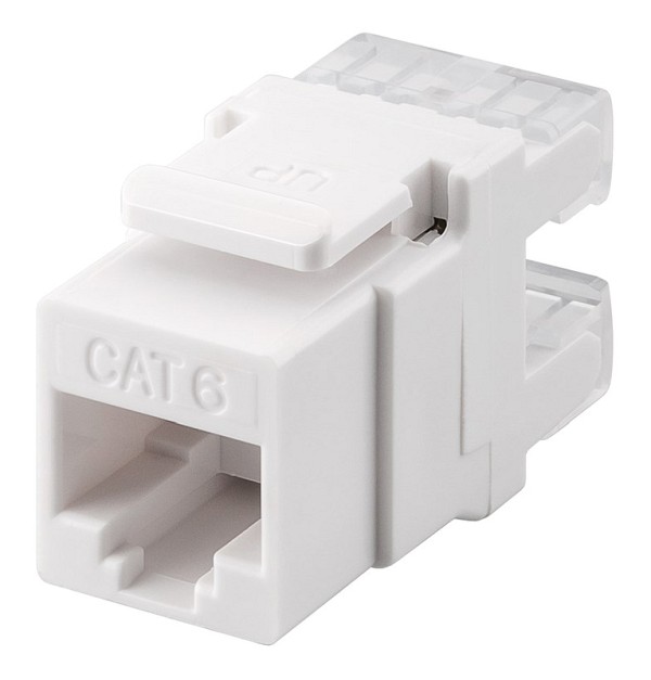 GOOBAY Keystone module RJ45 CAT 6 95740, UTP, 250MHz, λευκό 95740