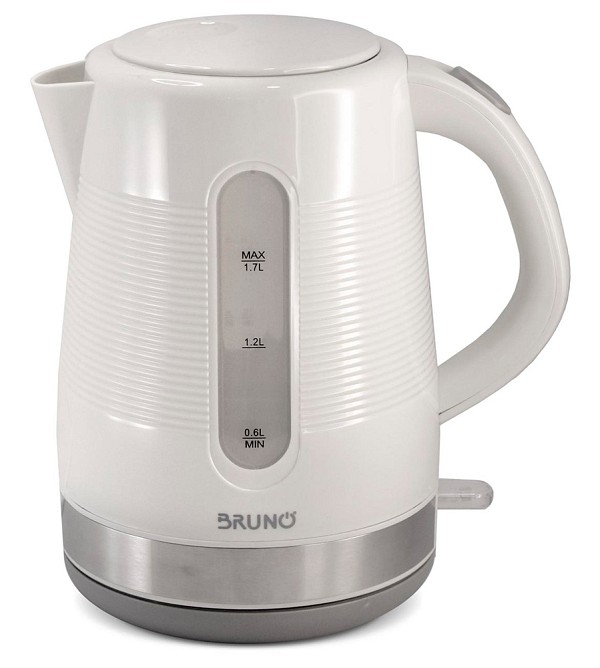 BRUNO βραστήρας νερού BRN-0142, 1.7L, 2200W, λευκό-γκρι BRN-0142