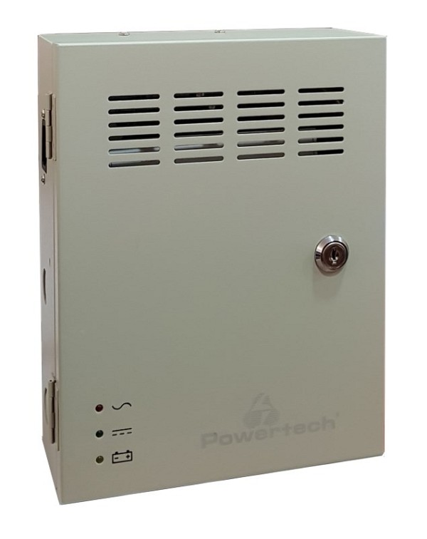 POWERTECH τροφοδοτικό CP1209-20A-B για CCTV-Alarm, DC12V 20A, 9 κανάλια CP1209-20A-B