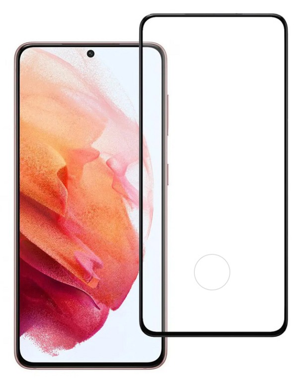 POWERTECH tempered glass 3D, full glue, Samsung S21 5G, μαύρο TGC-0480