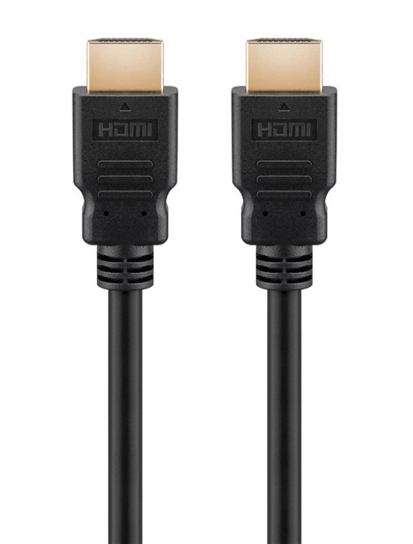 GOOBAY καλώδιο HDMI 60625 με Ethernet, 4K/60Hz, 10.2 Gbps, 7.5m, μαύρο 60625