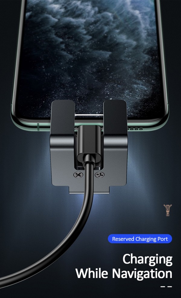 USAMS βάση smartphone για αυτοκίνητο US-ZJ058, μαύρη ZJ058ZJ01