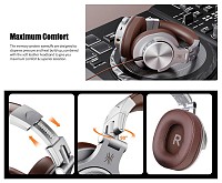 ONEODIO headphones Fusion A70, ενσύρματα/ασύρματα, Hi-Res, 40mm, μαύρο OA-A70-BK