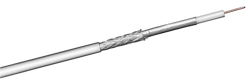 GOOBAY καλώδιο κεραίας 67096, 100dB, 75Ω, CCS, 100m, λευκό 67096