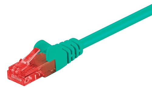 GOOBAY καλώδιο δικτύου 95592, CAT 6 U/UTP, CCA, 250MHz, 1.5m, πράσινο 95592