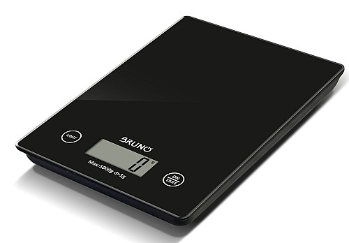 BRUNO BRN-0208 Ψηφιακή Ζυγαριά Κουζίνας 1gr/5kg "Scale in Black" BRN-0208