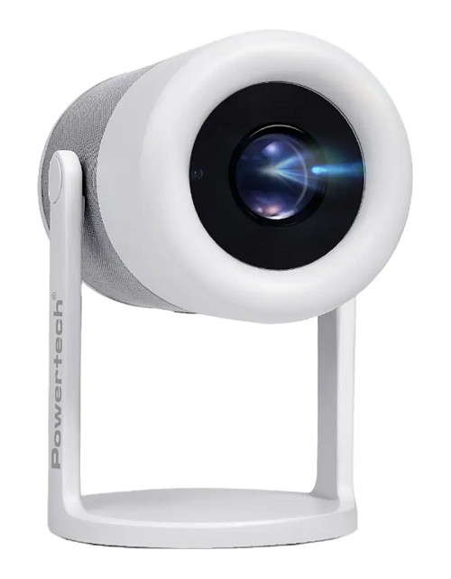 POWERTECH smart βιντεοπροβολέας PT-1305, 1080p, WiFi, Android, 170 ANSI lumens, λευκός PT-1305