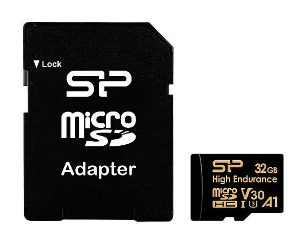 SILICON POWER κάρτα μνήμης microSDHC High Endurance, 32GB, Class 10 UHS-I U3 A1 V30 SP032GBSTHDV3V1HSP