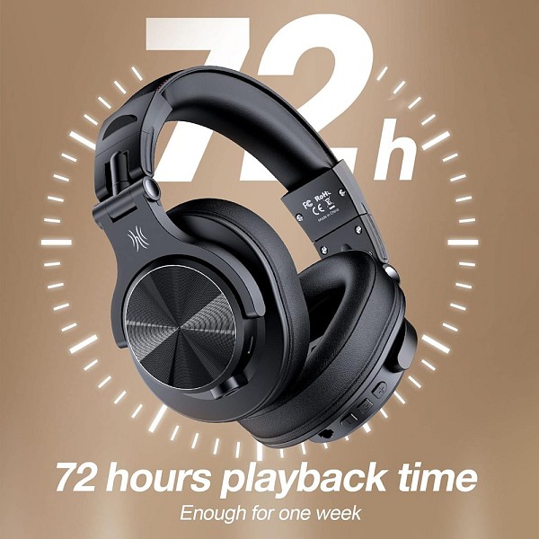 ONEODIO headphones Fusion A70, ενσύρματα/ασύρματα, Hi-Res, 40mm, μαύρο OA-A70-BK