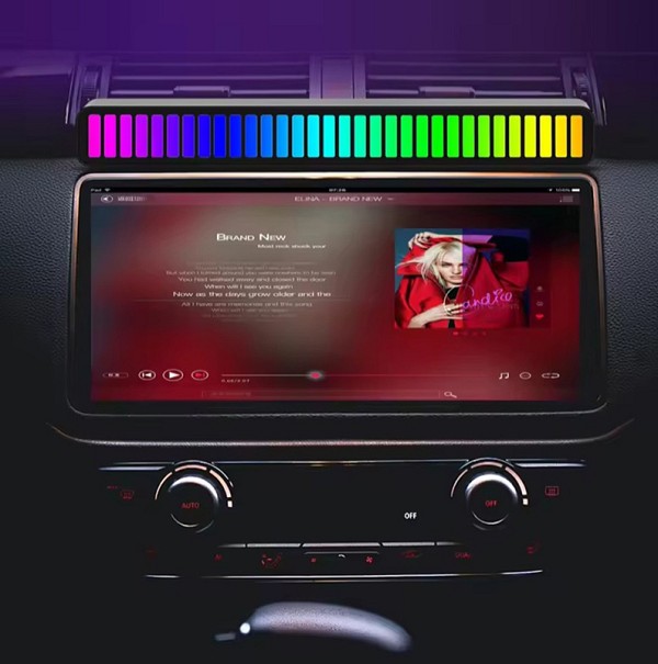 LED φωτορυθμικό φωτιστικό ZS52, RGB, 5W, μαύρο ZS52