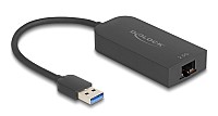 DELOCK αντάπτορας δικτύου 66045, USB, 2.5Gbps Ethernet, μαύρος 66045