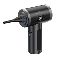 POWERTECH ηλεκτρικό air duster PT-1316 με LED φακό, 50W, 3600mAh, μαύρο PT-1316