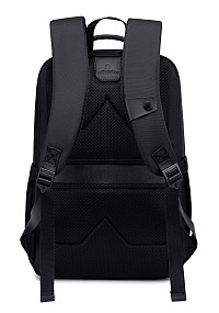ARCTIC HUNTER τσάντα πλάτης B00670 με θήκη laptop 15.6, 15L, μαύρη B00670-BK