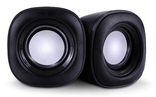 POWERTECH ηχεία Essential sound PT-844, 2x 3W, 3.5mm, μαύρα PT-844
