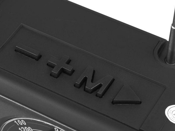 CMIK φορητό ραδιόφωνο & ηχείο MK-101, ηλιακό, BT/USB/TF/AUX, μαύρο LXMK101
