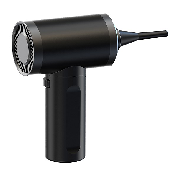 POWERTECH ηλεκτρικό air duster PT-1316 με LED φακό, 50W, 3600mAh, μαύρο PT-1316