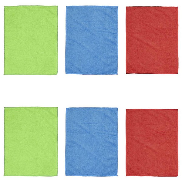 PROPLUS σετ πανάκια μικροϊνών 150275, 30x40cm, διάφορα χρώματα, 6τμχ 150275