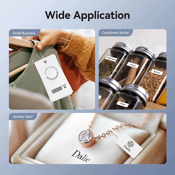 NIIMBOT smart θερμικός εκτυπωτής ετικετών D11-H, 300dpi, Bluetooth, λευκός D11-H-WH