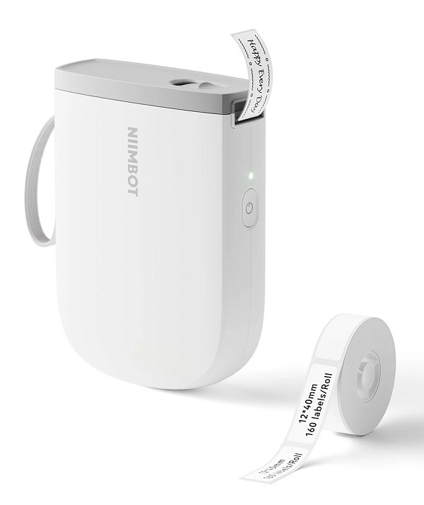 NIIMBOT smart θερμικός εκτυπωτής ετικετών D11-H, 300dpi, Bluetooth, λευκός D11-H-WH